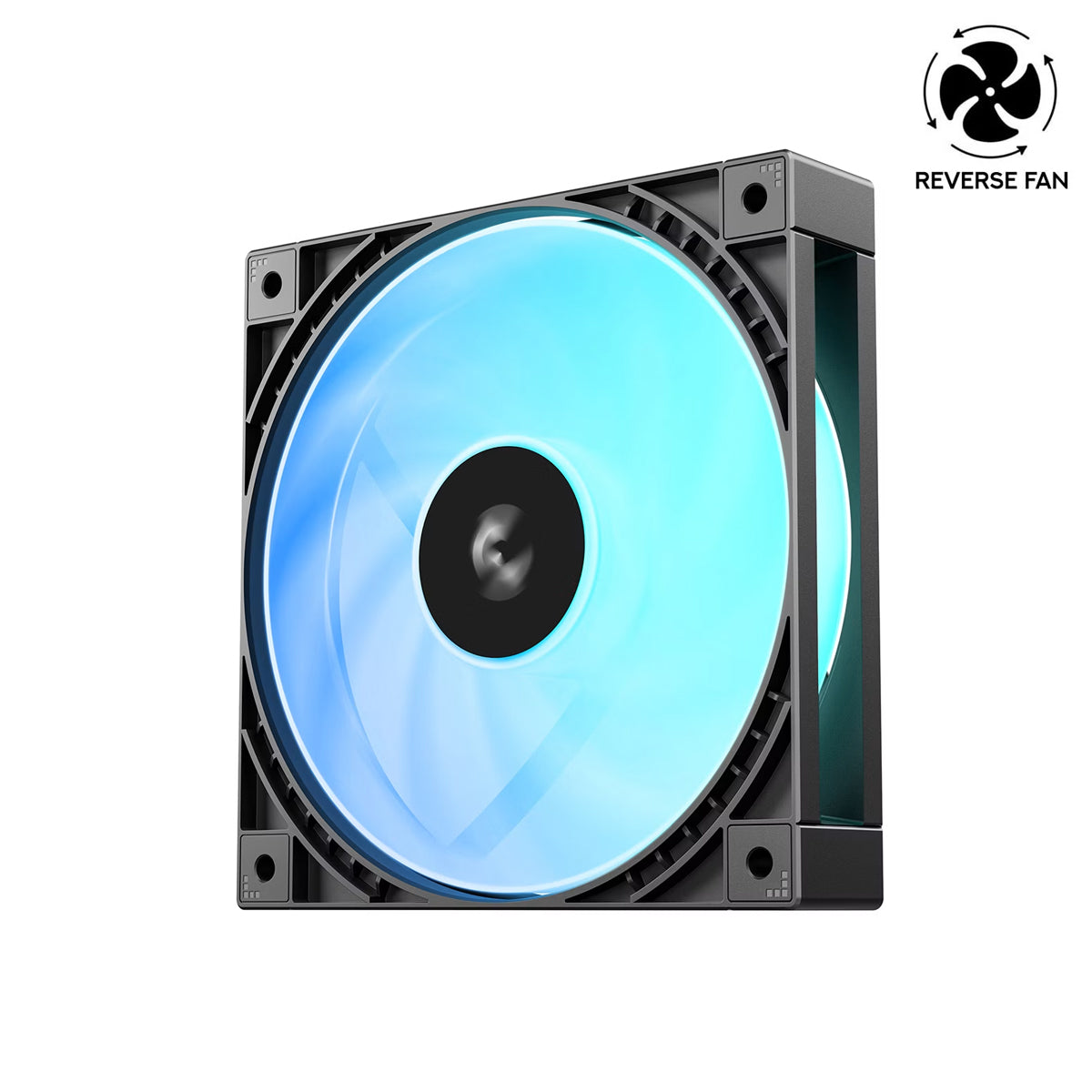 DeepCool FD12R ARGB V2 120mm Closed-Wheel Reverse Cooling Fan - Single Pack