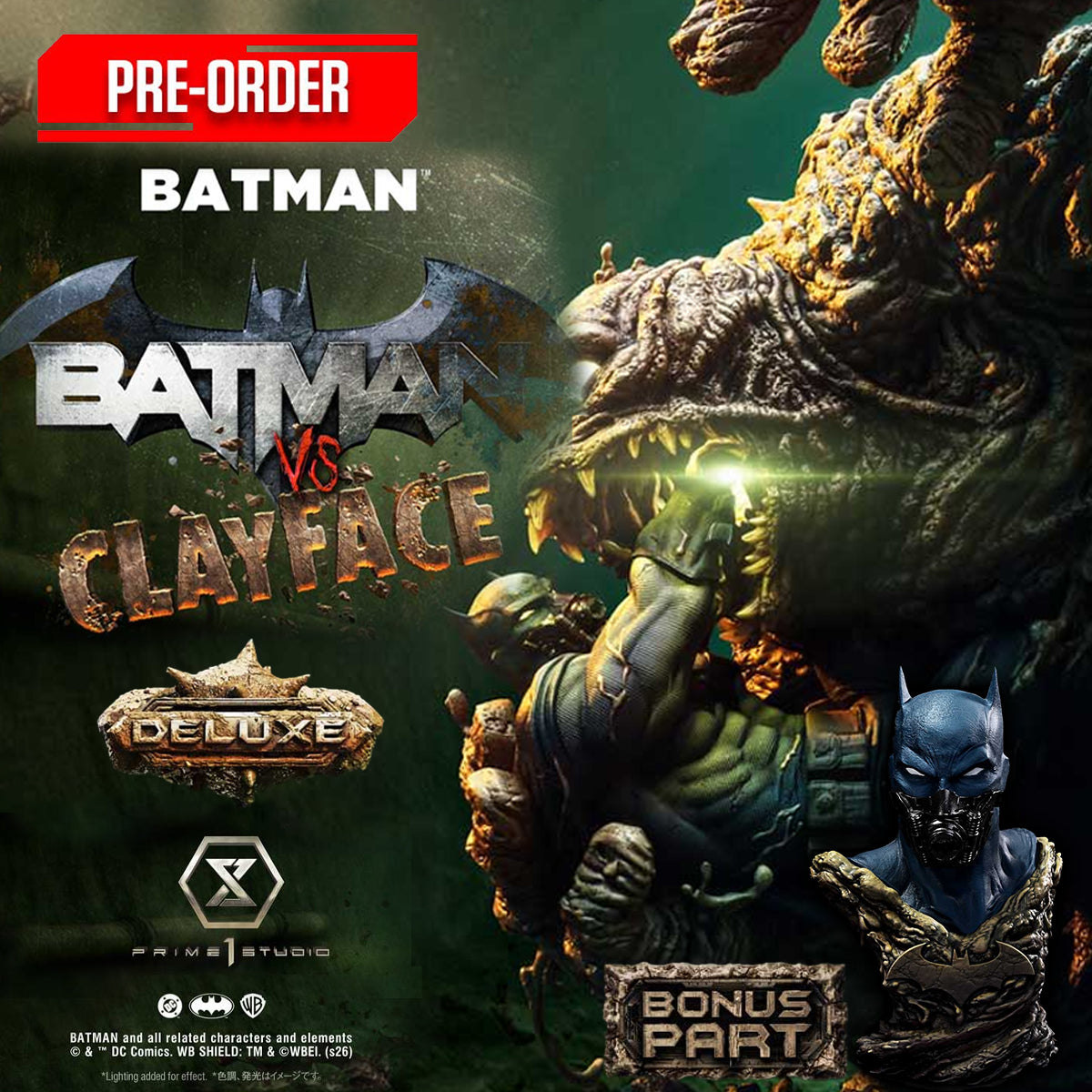 Ultimate Premium Masterline Batman (Comics) Batman Vs Clayface DX Bonus Version (UPMDC-16DXS)
