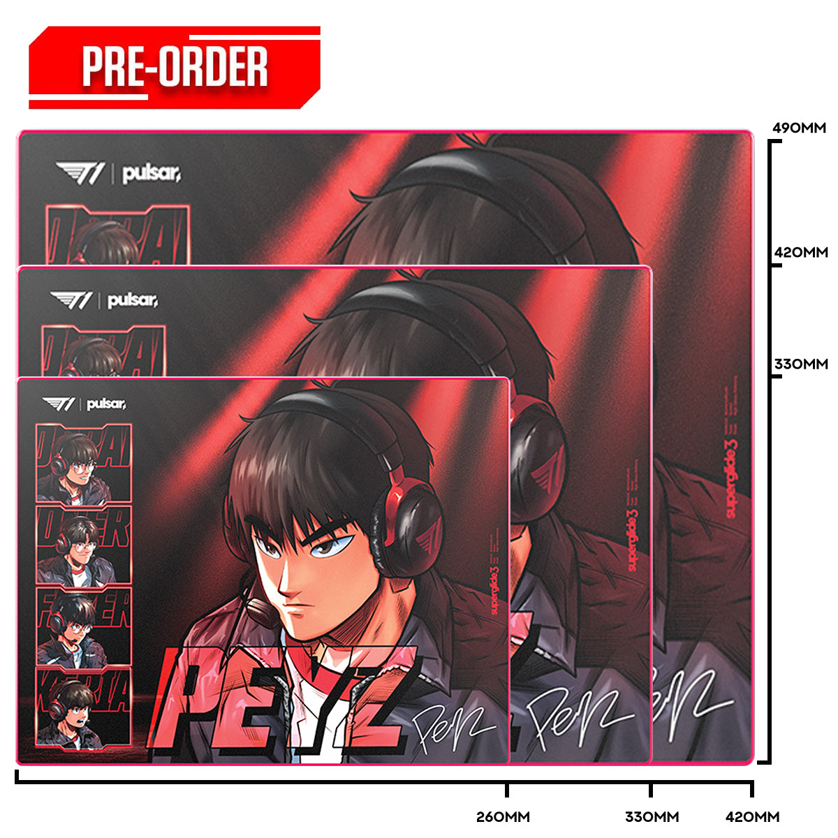 Pulsar Superglide pad 3 T1-IN THE GAME-PEYZ Type S