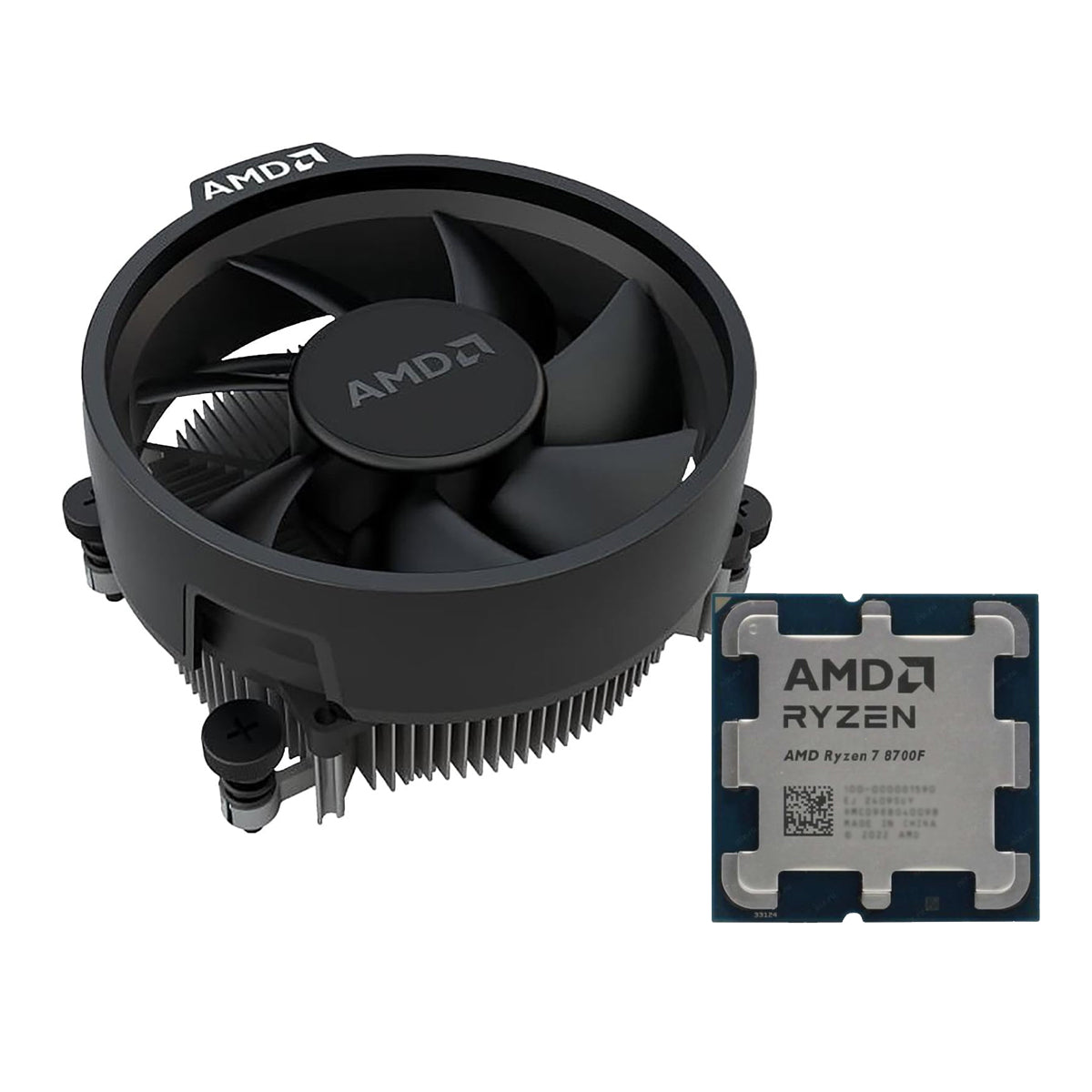 AMD Ryzen 7 8700F Processor with Wraith Stealth Cooler - MPK