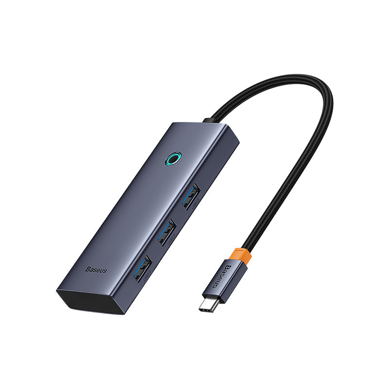 Baseus UltraJoy Series 5-Port Hub Docking Station USB-C to HDMI 4K@30Hz + 3xUSB-C 3.0 + PD