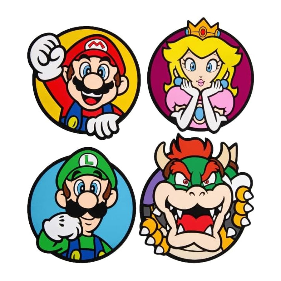 Paladone Super Mario PVC Coasters (PP15839NN)