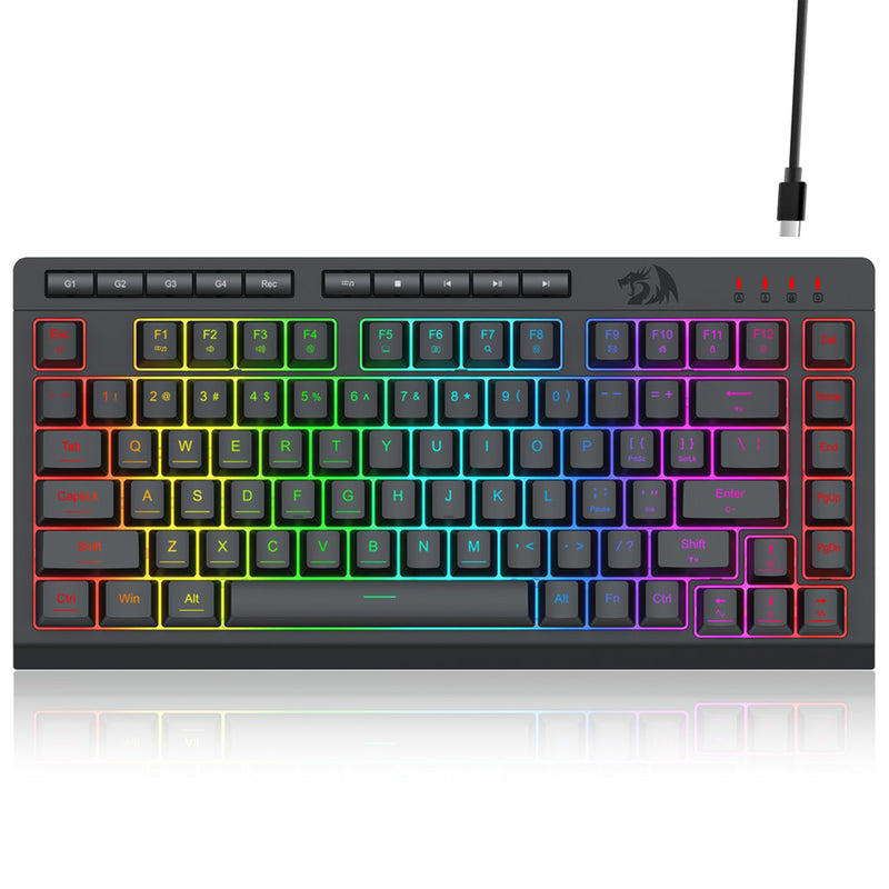 Redragon Crescent K524-RGB 75% Wired Gaming Keyboard With Macro Keys