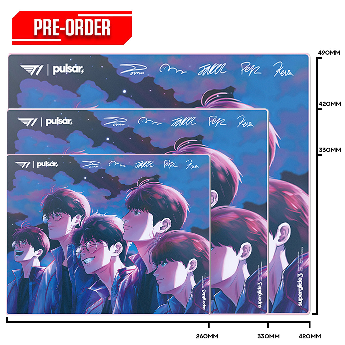 Pulsar Superglide pad 3 T1-UNDER THE STARS Type S