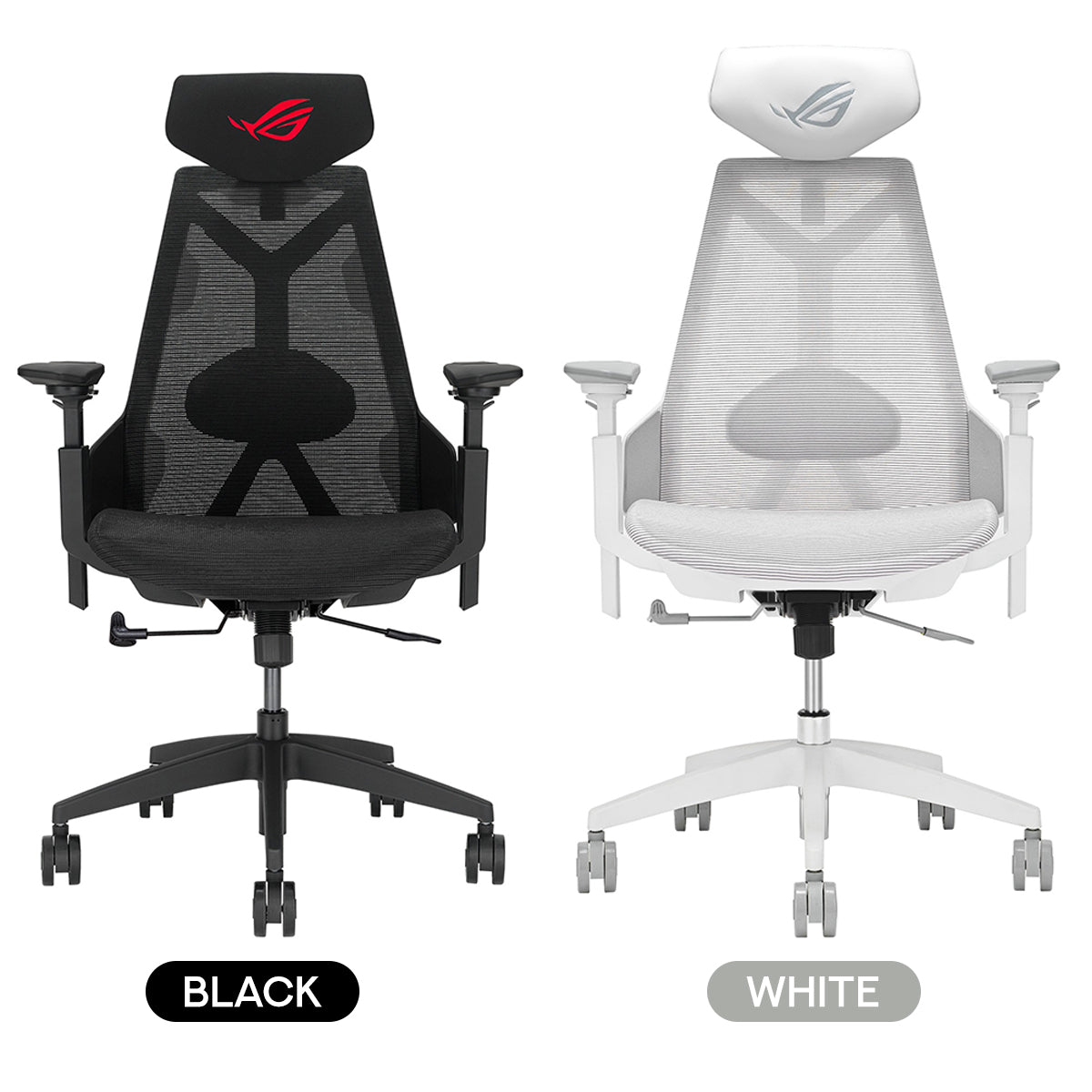 Asus ROG Destrier Core Ergo Gaming Chair with Futuristic Cyborg Aesthetic 