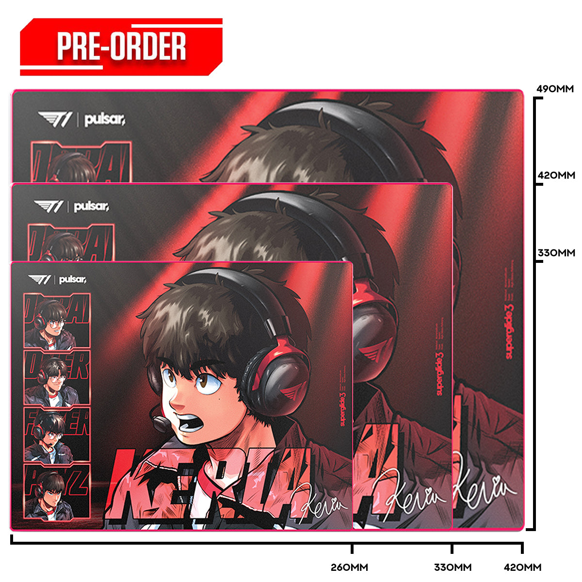 Pulsar Superglide pad 3 T1-IN THE GAME-KERIA Type S