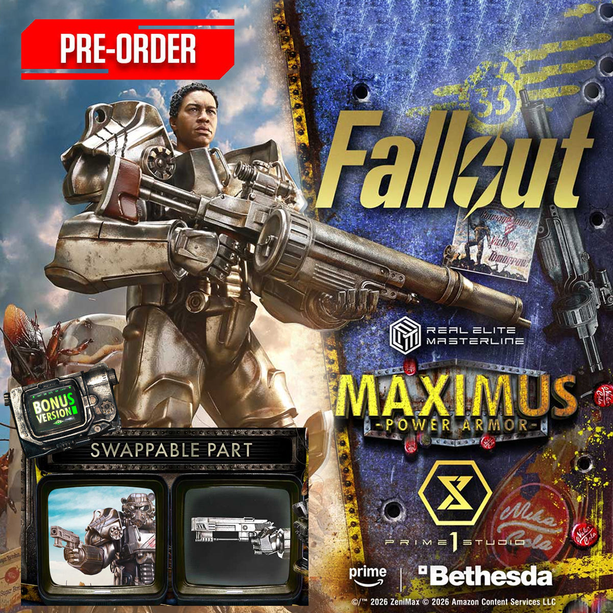 Real Elite Masterline Fallout Maximus Power Armor