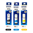 Epson 65ml Ink Bottle (Black, Cyan, Yellow)