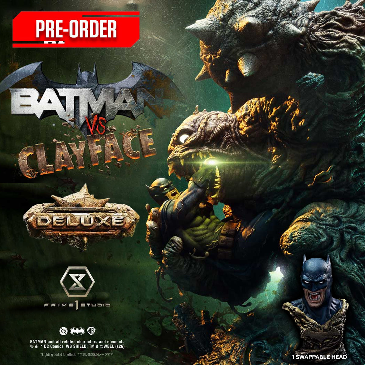 Ultimate Premium Masterline Batman (Comics) Batman Vs Clayface Deluxe Version (UPMDC-16DX)