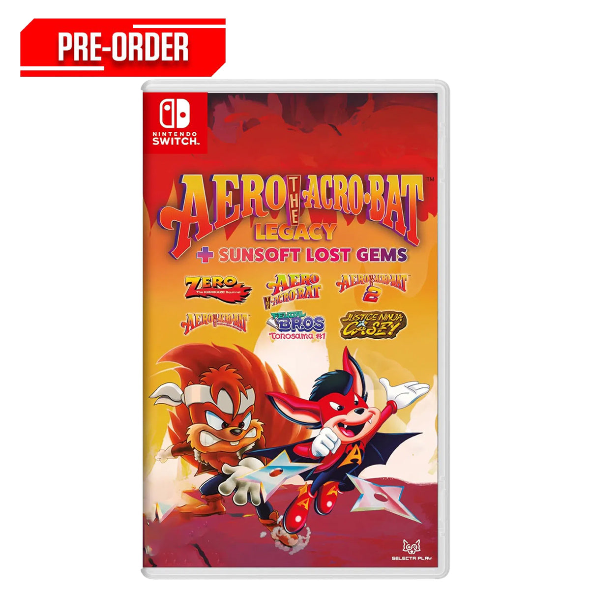 Nintendo Switch Aero The Acro-Bat Legacy + Sunsoft Lost Gems