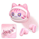 Onikuma TX603 ENC Dual Microphone Noise Reduction Wireless Earphones (Pink)