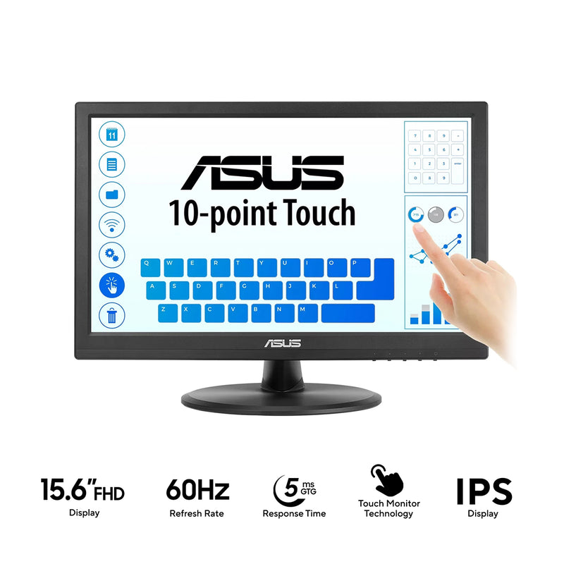 Asus VT169HE 15.6" FHD (1920x1080) 60Hz 5ms(GTG) IPS Touch Monitor