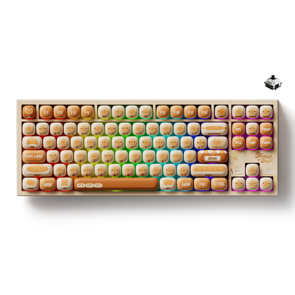 Akko 5087 V5 Bun Wonderland Multi-Mode RGB Hot-Swappable Mechanical Keyboard