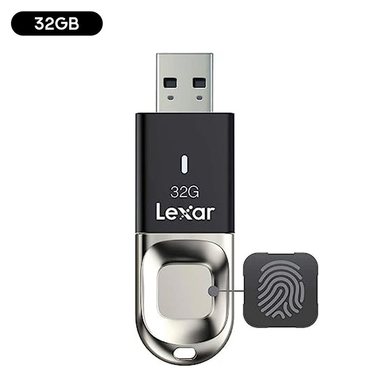 Lexar JumpDrive Fingerprint F35 USB 3.0 Type-A 150MB/s Read Flash Drive