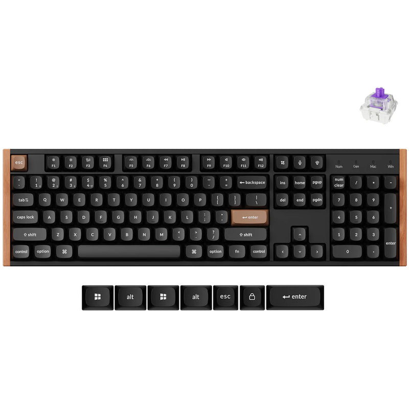 Keychron K10 HE Special Ed. Full Size Wireless Magnetic Switch Custom Keyboard - Black
