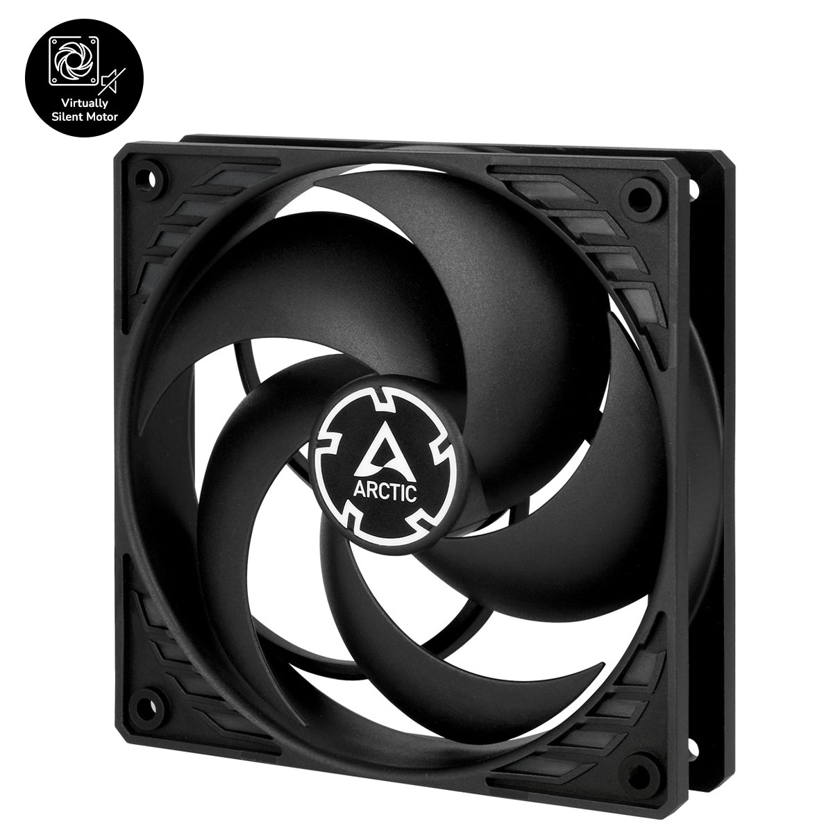 Arctic P12 Silent 120mm Low Noise Fan (Black/Black) (ACFAN00130A)