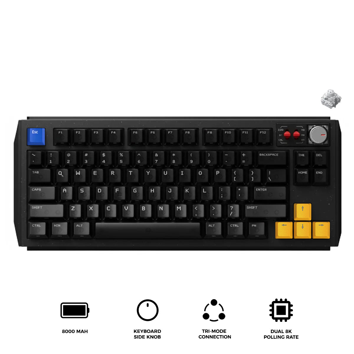 NuPhy WH80 83-Key Tri-Mode Magnetic Mechanical Gaming Keyboard
