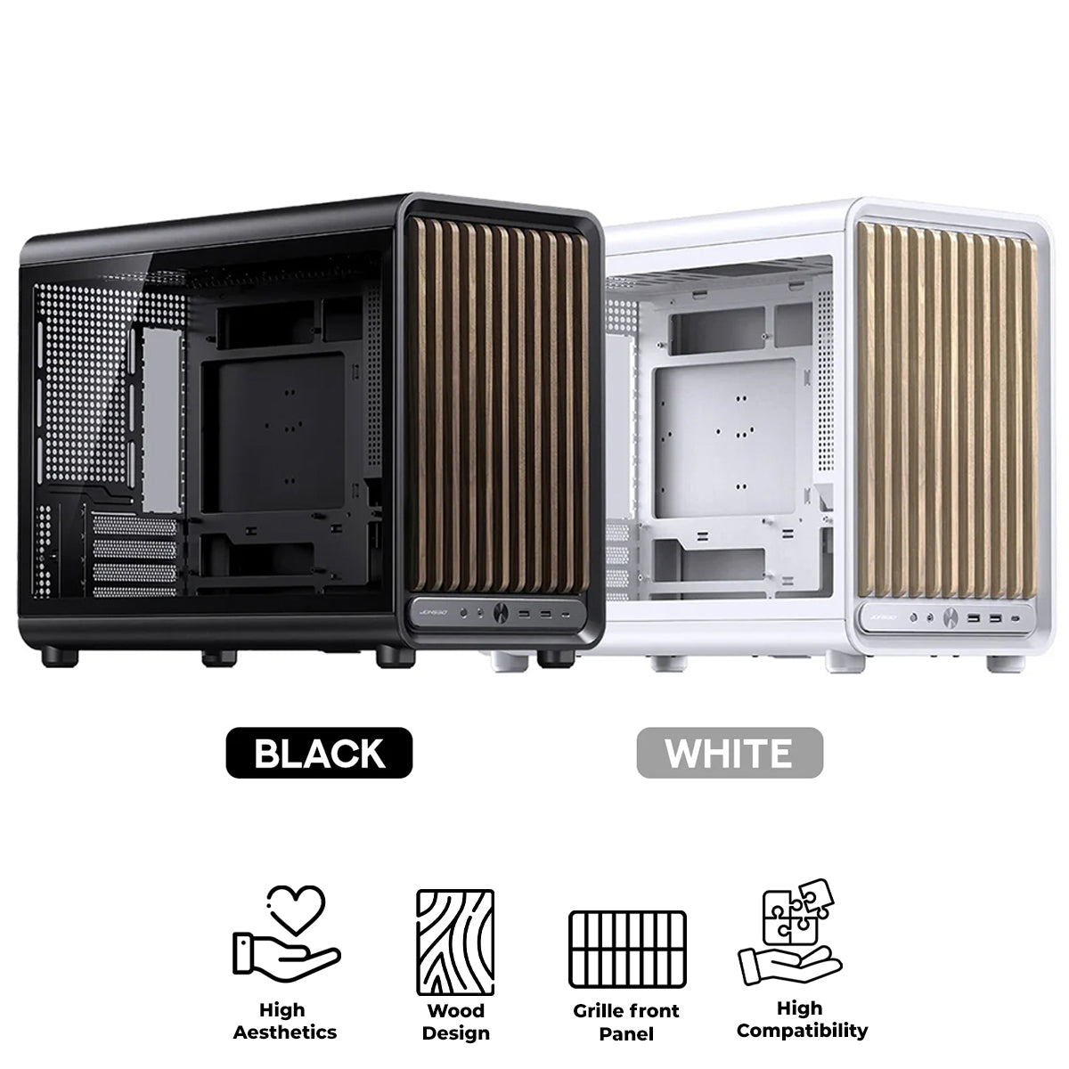 Jonsbo D33 Wood M-ATX Computer Case
