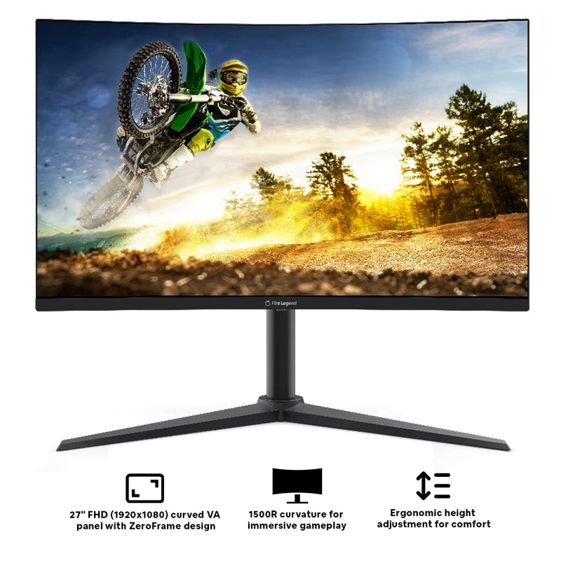 Aopen Fire Legend 27HC5 Z1BMIIPHX 27" FHD (1920x1080) ZeroFrame 280Hz 1ms VA Gaming Monitor