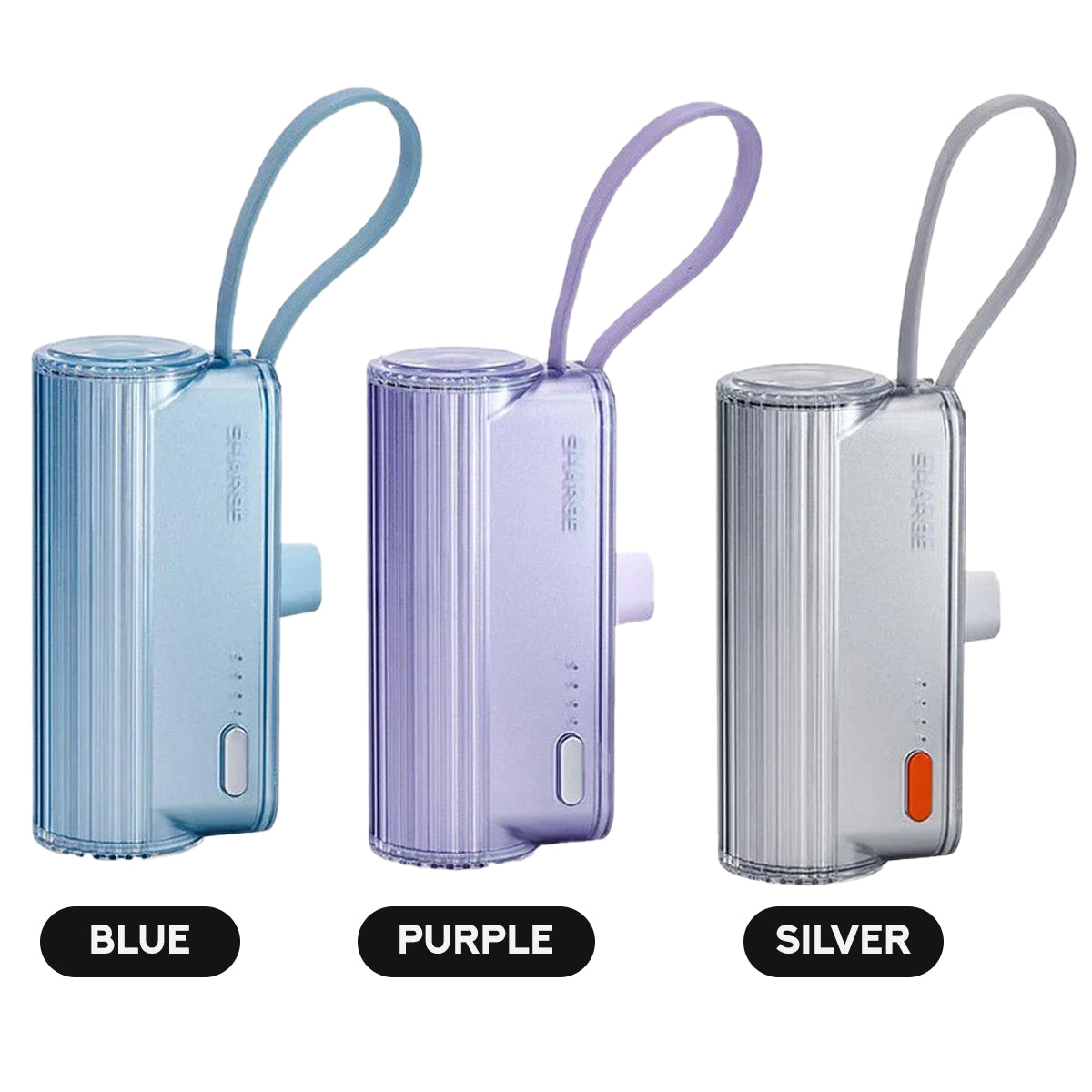 Sharge Flow Mini 2 Pro 5800mAh 22.5W Power Bank w/ Built-in USB-C Cable