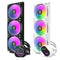 DarkFlash Explore DO 360 AIO 360mm Liquid CPU Cooler with Digital Screen Temperature