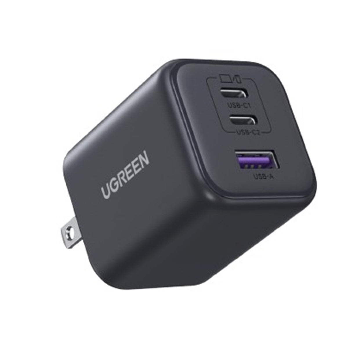 Ugreen 3-Port 2xUSB-C + x-1xUSB-A 45W GaN Fast Charger (X527/65155B)