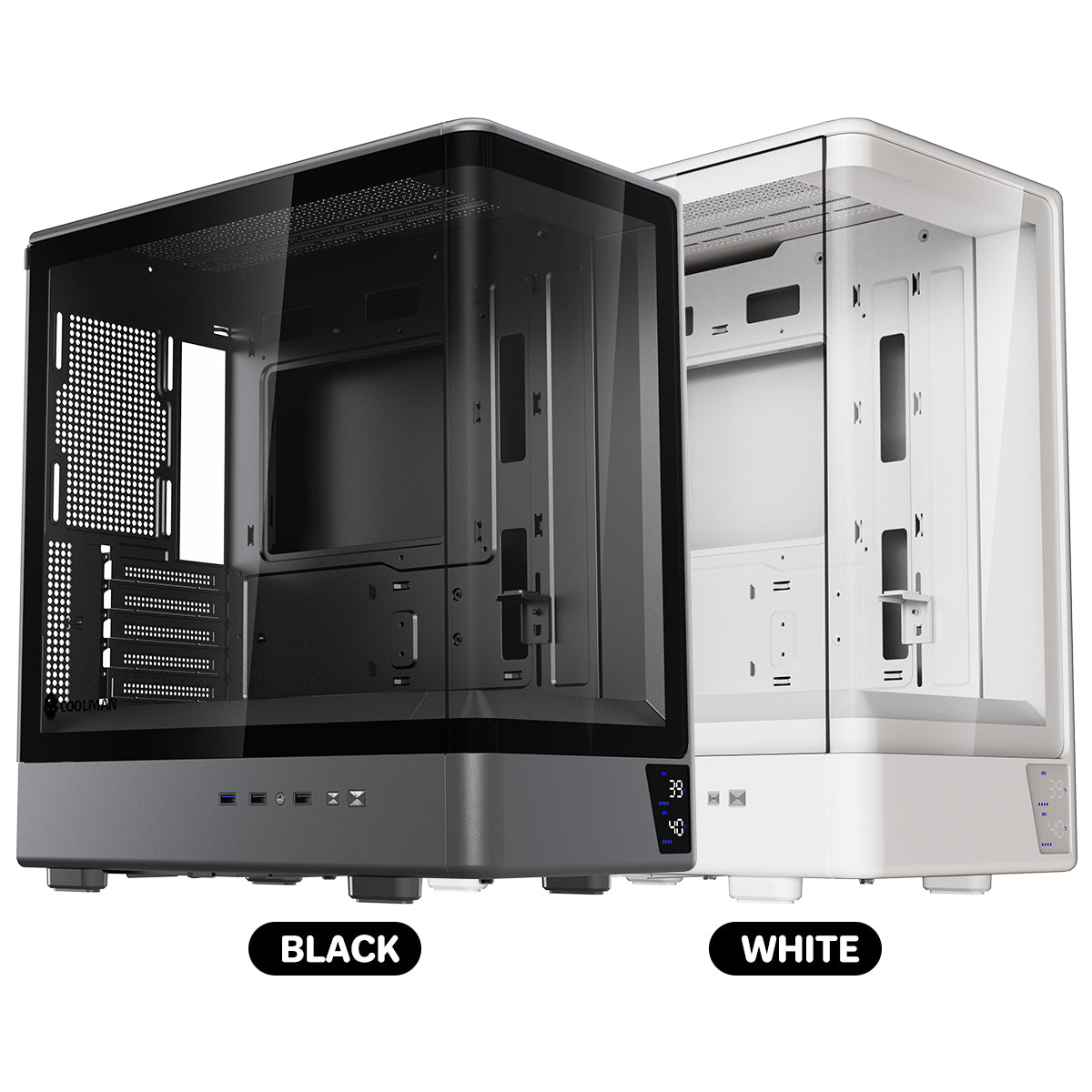 Coolman Astra M-ATX PC Case with Digital Screen Display