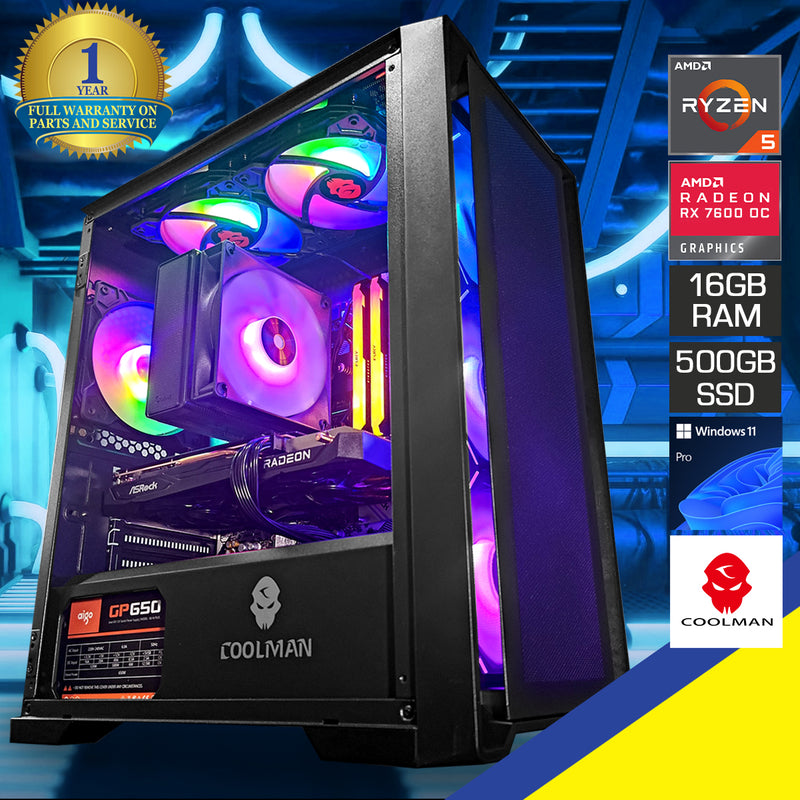 Alpha Ruby Black Desktop Gaming PC