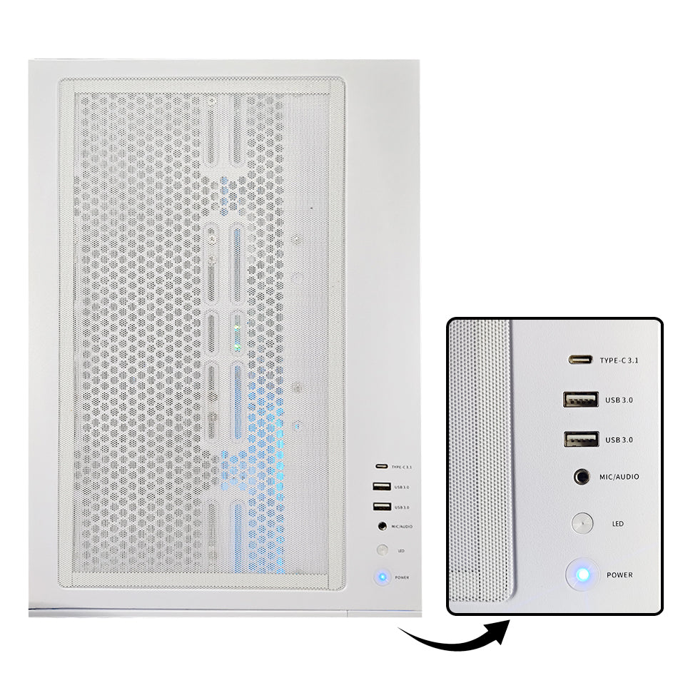 Sophos Iota C70 White Desktop Gaming PC | DataBlitz