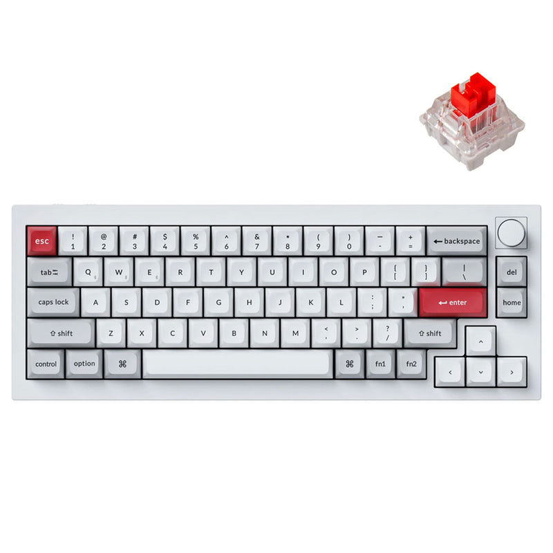 Keychron Q2 Pro QMK/VIA Knob Version Hot-Swappable RGB Backlight Wireless - Datablitz