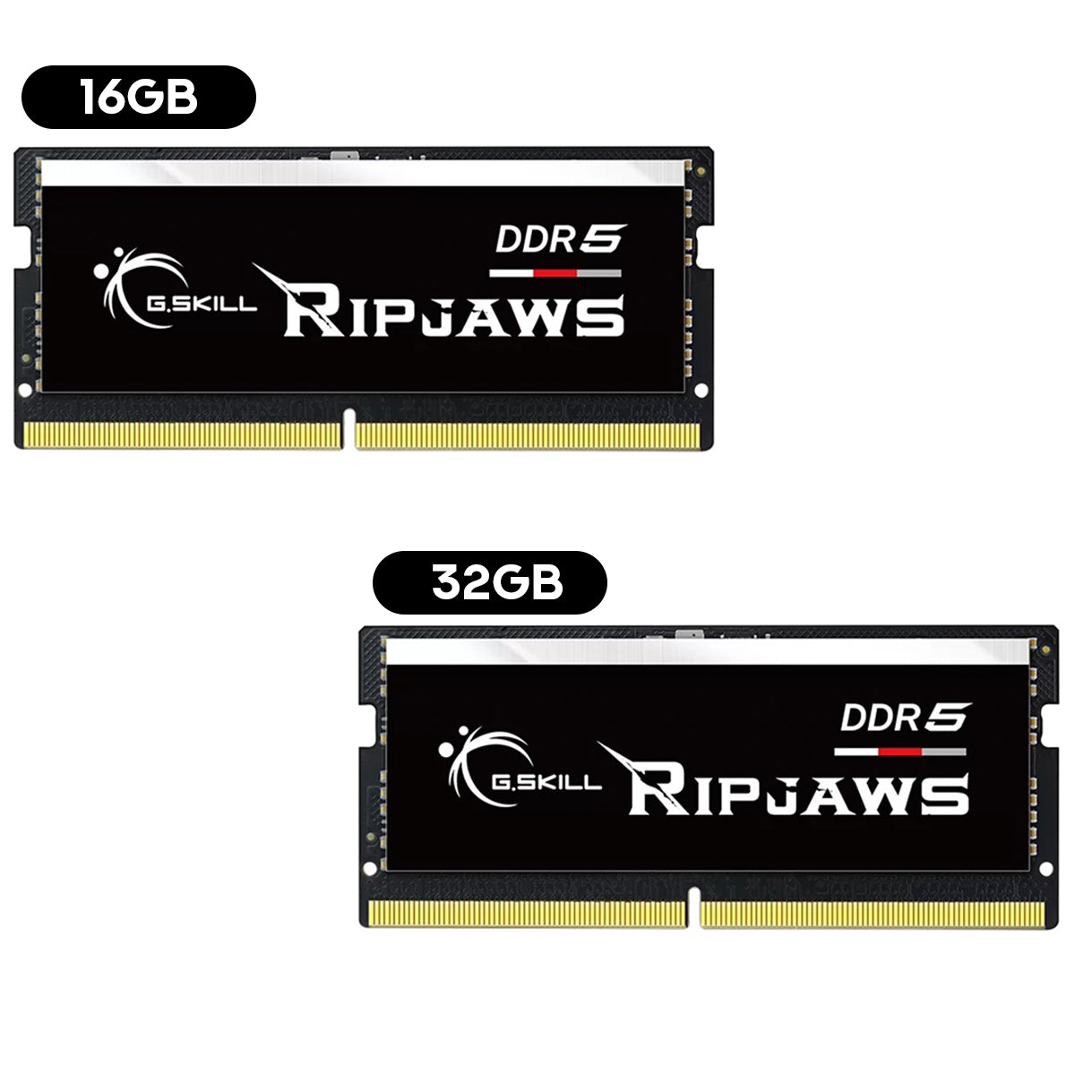 G.Skill Ripjaws DDR5 SO-DIMM 5600 MT/s CL46-45-45 1.10V Laptop Memory