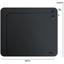 Scyrox Sosu Gaming Mouse Pad (Black) (490mmx420mmx4mm, 450mmx400mmx4mm)