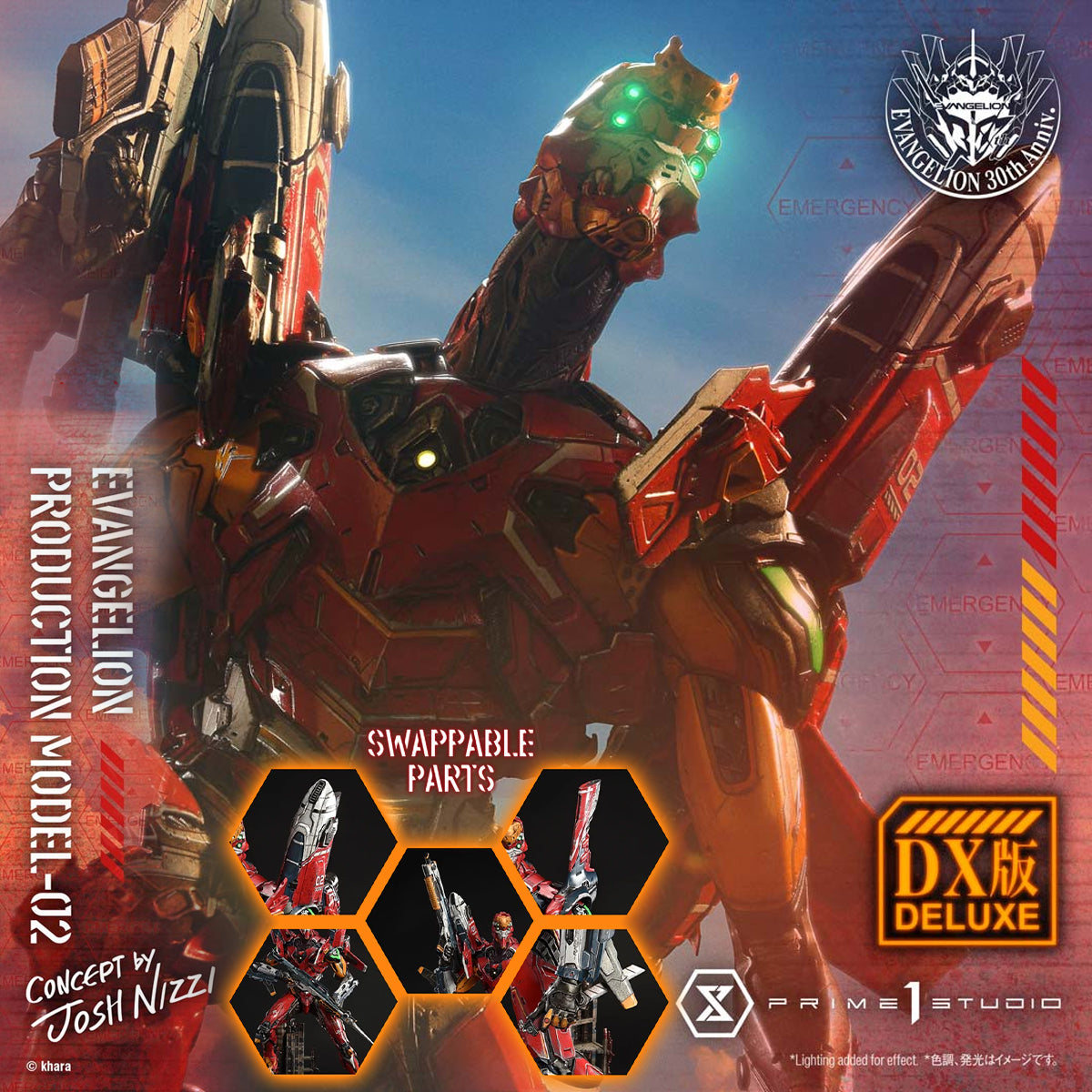 Ultimate Diorama Masterline Evangelion: Evangelion Production Model-02 - Concept by Josh Nizzi