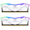 Teamgroup T-Force Delta RGB 32GB (2x16GB) DDR5 Gaming Desktop Memory (White) | DataBlitz