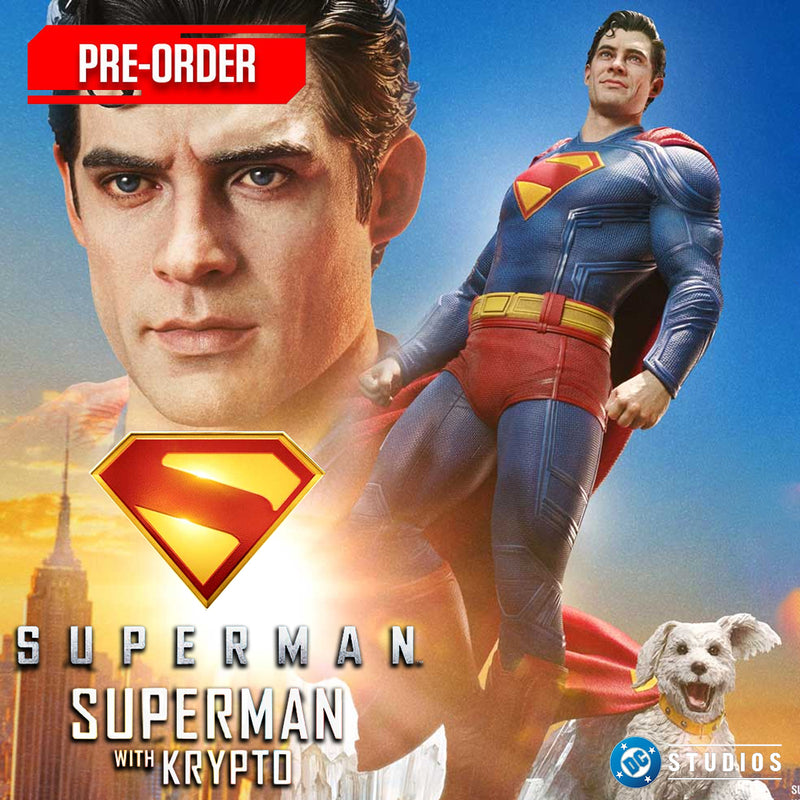 Real Elite Masterline Superman (2025 Film) Superman with Krypto