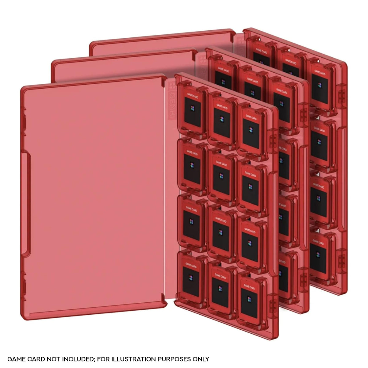 Genki Mimic Chest Game Cartridge Storage Case for Nintendo Switch / Nintendo Switch 2 (HTGMC-12)