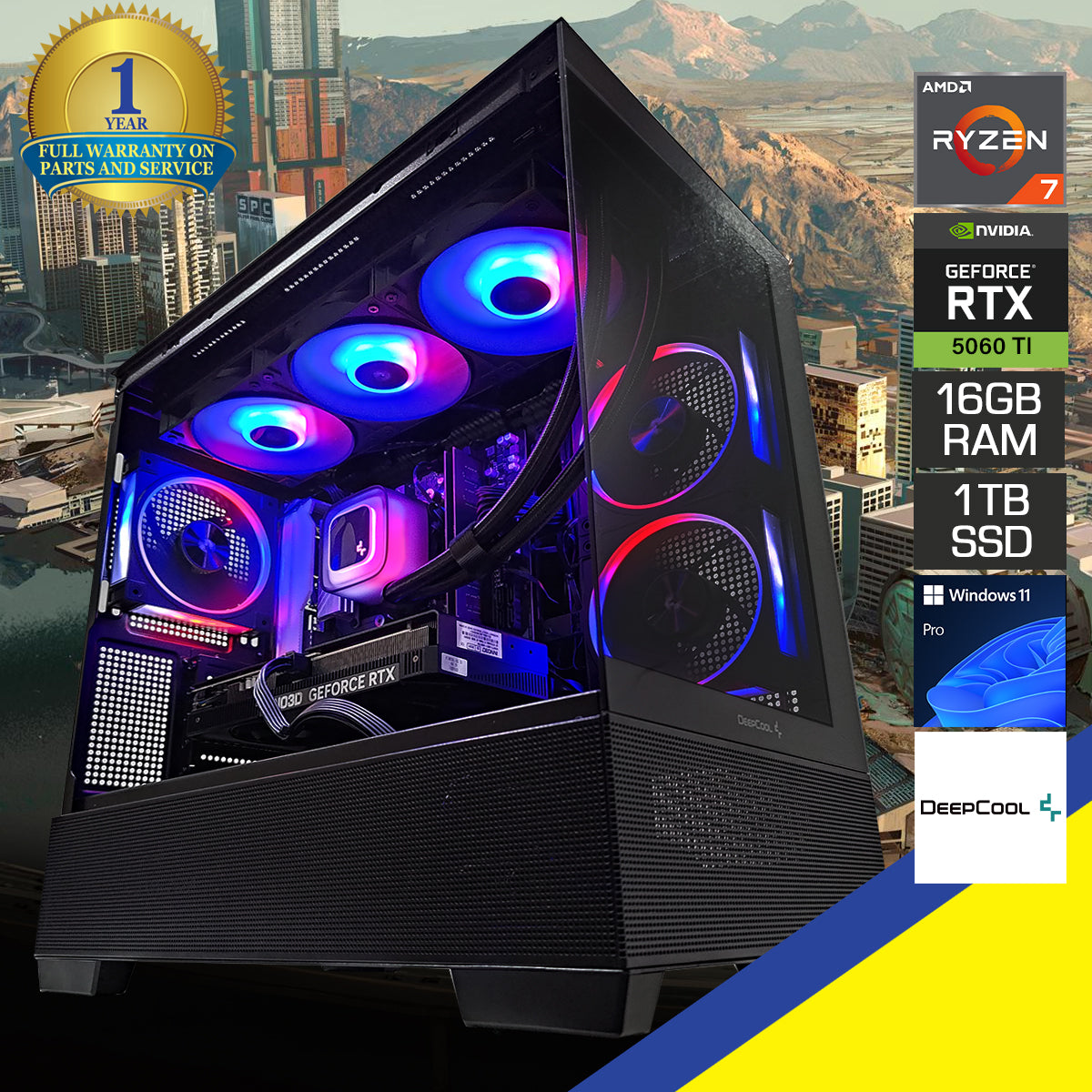 Aurora CG380 Black Desktop Gaming PC