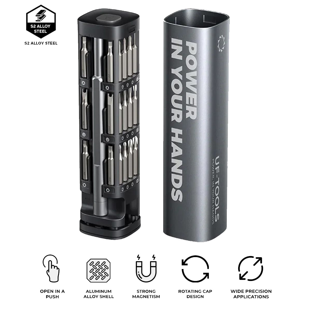 UF Tools 46-in-1 Precision Screwdriver Set (UF-840086)