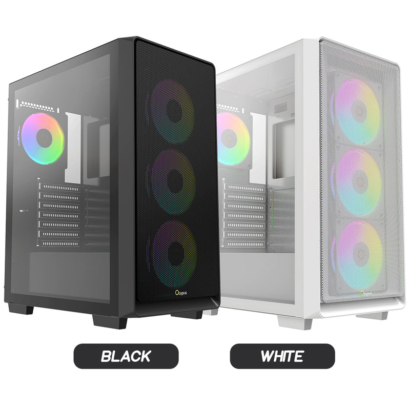 Ocypus Gamma C60 ARGB Mid-Tower Airflow Case with Grilles & ARGB Fans