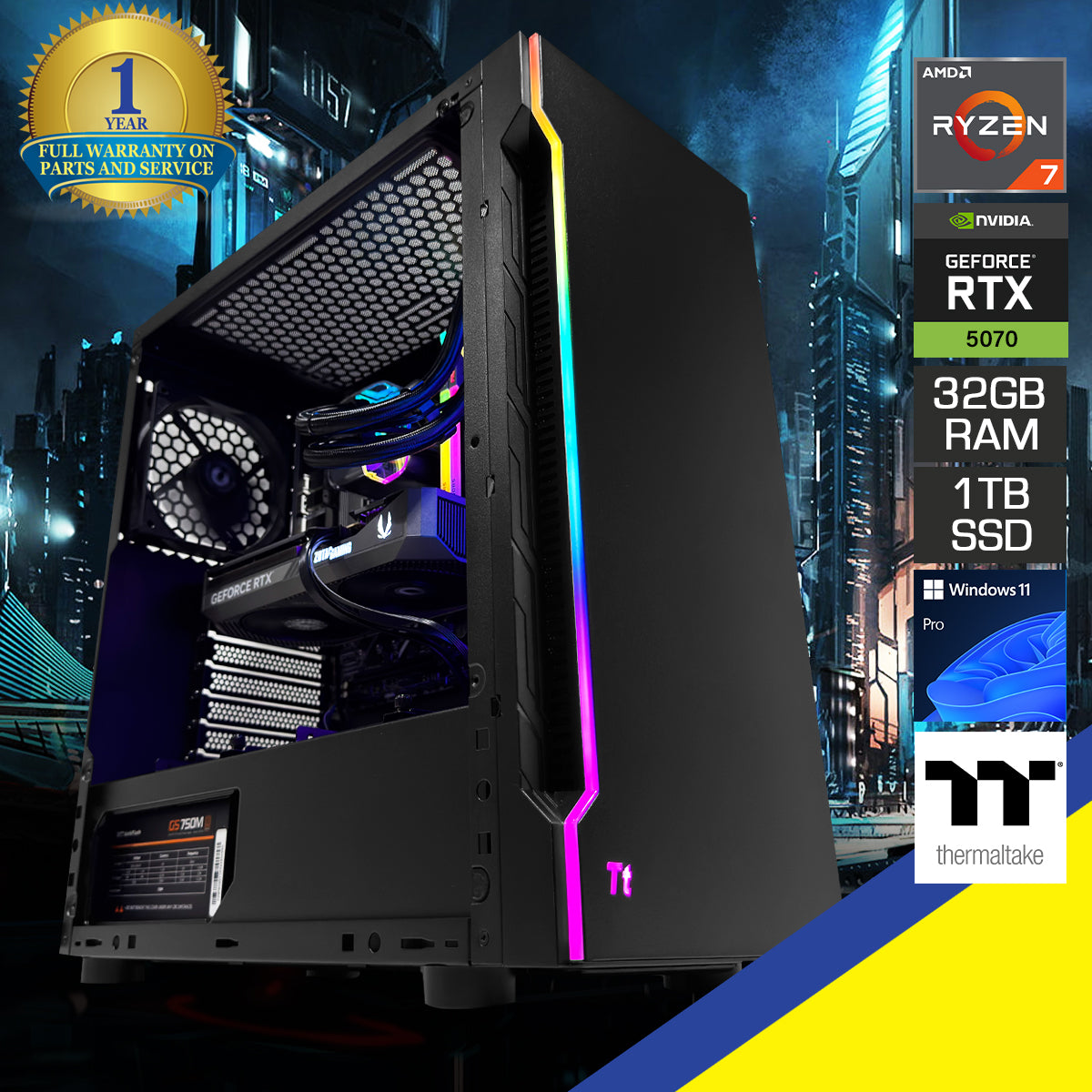 Sophos H200 TG Black Desktop Gaming PC 