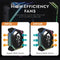 DarkFlash INF34R Single Reverse Blade PWM ARGB Cooling Fan (Black, White)