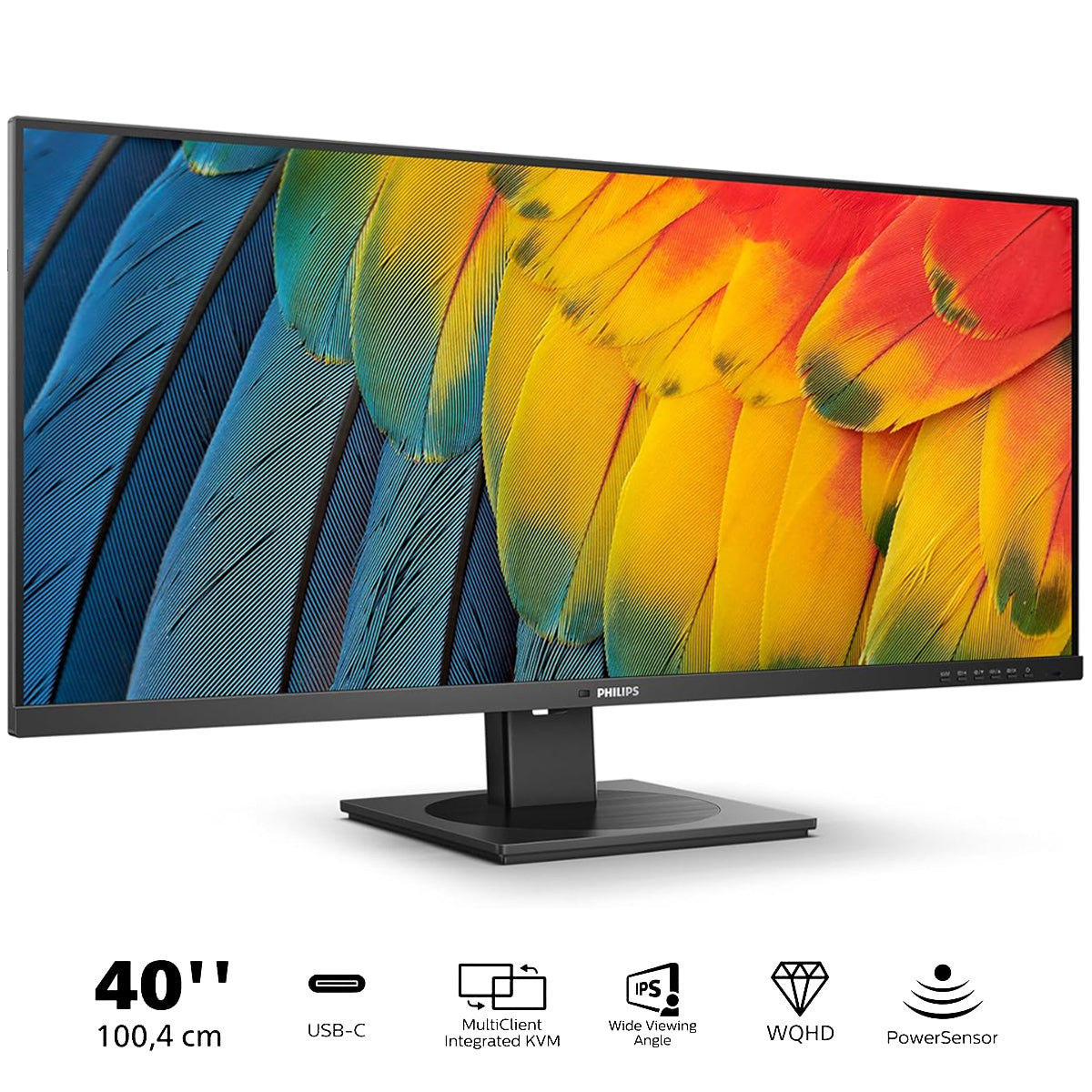 Philips 5000 Series 40B1U5600/96 40" WQHD (3440x1440) 120Hz 4ms GTG IPS Ultrawide LCD