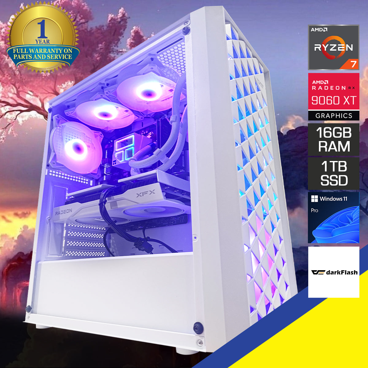 Aurora DK351 White Desktop Gaming PC