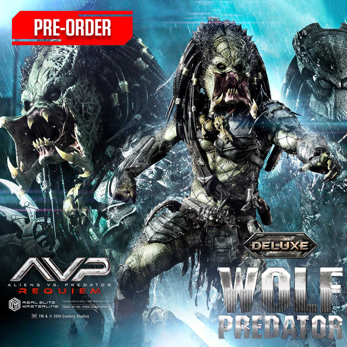Real Elite Masterline Aliens vs. Predator: Requiem Wolf Predator (Deluxe Version) Pre-Order Downpayment