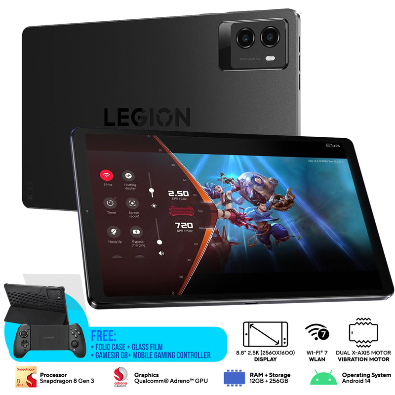 Lenovo Legion Tab ZAEF0080PH Snapdragon 8 Gen 3 8.8" 2.5K (2560 x 1600)