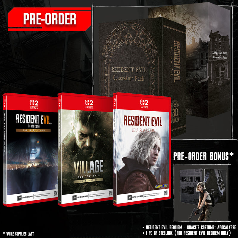 Nintendo Switch 2 Resident Evil Generation Pack
