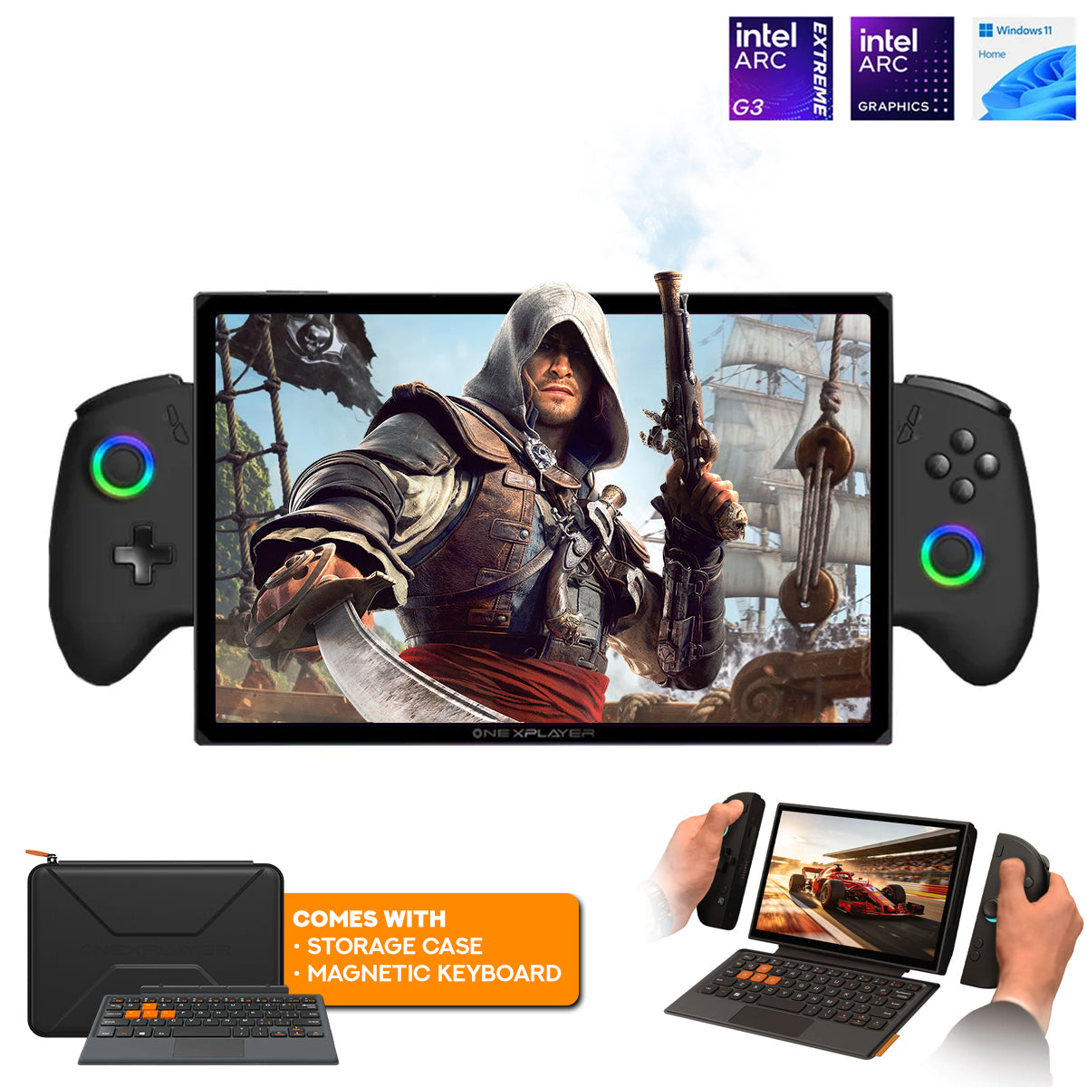 Onexplayer X2 Intel Arc G3 Extreme 10.95" 2560x1600 120Hz 48GB RAM 1TB SSD Handheld Console