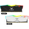 TeamGroup T-Force Delta RGB DDR4 8GB (1x8GB) 3200MHz CL16-18-18-38 1.35V Gaming Desktop Memory (Black, White)