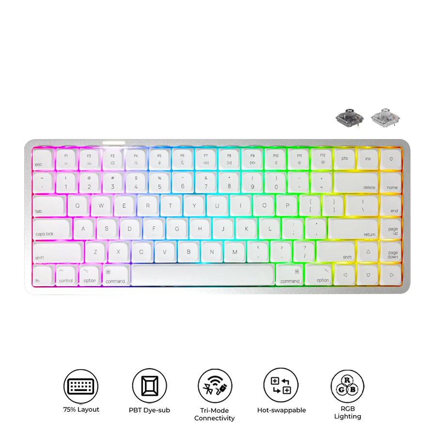 Akko Air 01 Low Profile Multi-Mode RGB Hot-Swappable Mechanical Keyboard