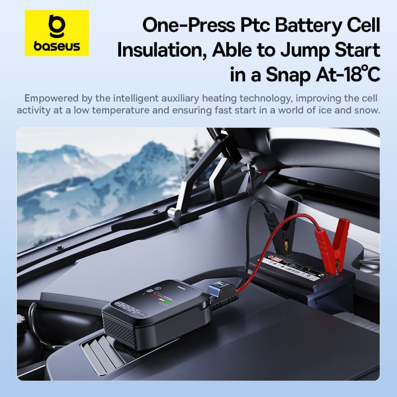 Baseus PrimeTrip Series Super Energy 4-in-1 Car Jump Starter 1200A